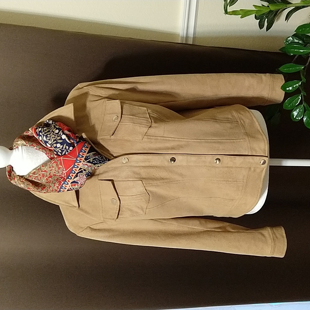 New York and Company Faux Suede Jacket